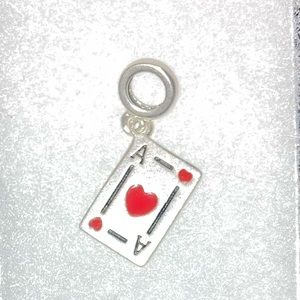 Pandora Ace of Hearts Charm